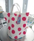 TWIN DOT TOTE�ʥܥǥ�red����blue)