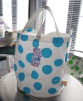 TWIN DOT TOTE�ʥܥǥ�blue����green)