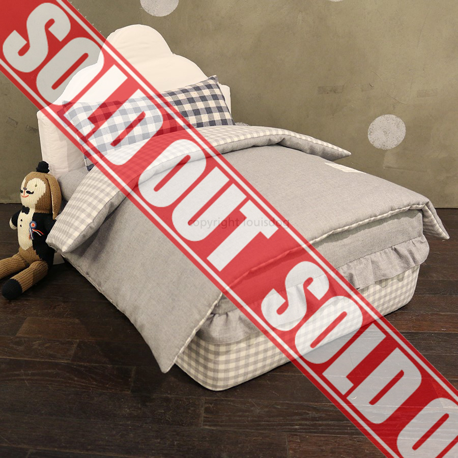 【送料無料】Louisdog（ルイドッグ）犬用ベッド Egyptian Cotton Bed Grey