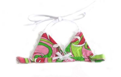 Doggie Design（ドギーデザイン）Mod Print Bikini Top モッド プリント ビキニ トップ