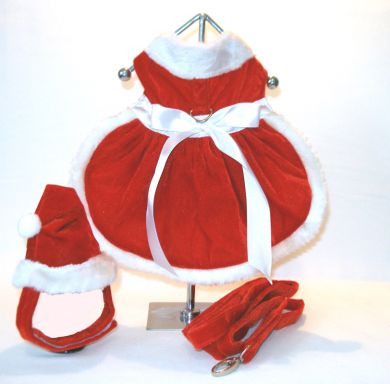 Doggie Design（ドギーデザイン）Velvet Santa Girl ベルベット サンタ ガール コスチューム
