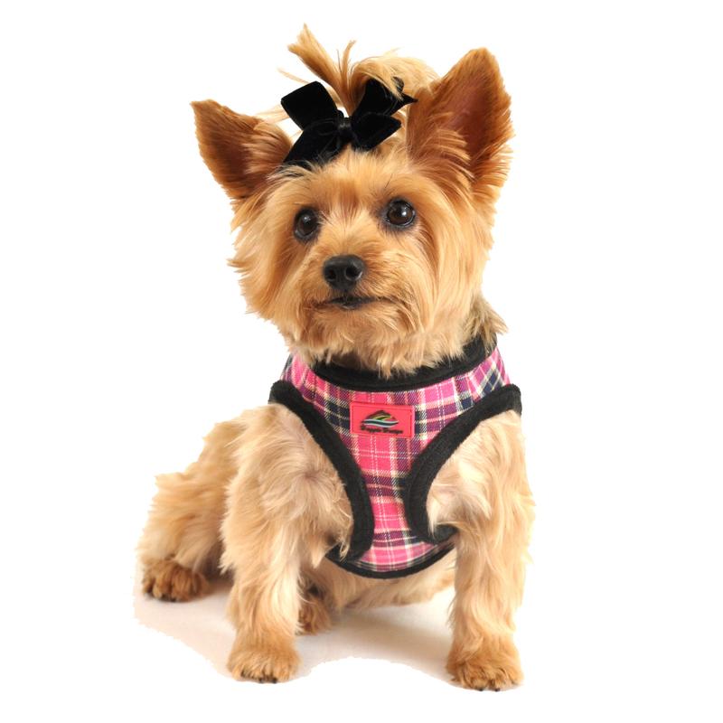 Doggie Design（ドギーデザイン）American River Ultra Harness Pink Plaid アメリカン リバー ウルトラ ハーネス ピンク プレイド