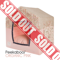 Louisdog（ルイスドッグ）犬用ベッド Peekaboo/Organic Pink Petit ピーカブ オーガニック ピンク ハウス ベッド プチサイズ☆☆完売しました☆☆