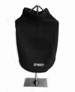 Doggie Design（ドギーデザイン）Black Fleece Harness Vest ブラック フリース ベスト