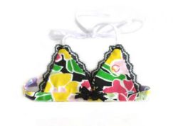 Doggie Design（ドギーデザイン）Flower Print Bikini Top フラワー プリント ビキニ トップ