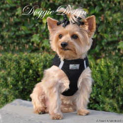 Doggie Design（ドギーデザイン）American River Ultra Harness Black アメリカン リバー ウルトラ ハーネス ブラック