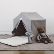 Louisdog（ルイスドッグ）Organic Peekaboo/Oxford Grey Petit オーガニック ピーカブ オックスフォード グレー
