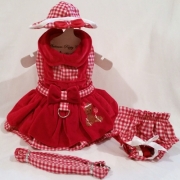 Platinum Puppy Couture（プラチナ パピー クチュール）Gingerbread Girl Dog Harness ジンジャーブレッド ガール ハーネス ドレス