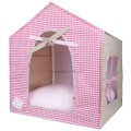 Louisdog（ルイドッグ）犬用ベッド Peekaboo/Egyptian Cotton Pink Petit ピーカブ エジプシャン コットン ハウス ベッド ピンク