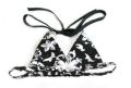 Doggie Design（ドギーデザイン）Black Hawaiian Bikini Top ブラック ハワイアン ビキニ トップ