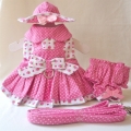 Platinum Puppy Couture（プラチナ パピー クチュール）Strawberry Patch Harness Dress ストロベリー パッチ ハーネス ドレス