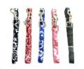【Doggie Design】Fabric Hawaiian and Herringbone Leashes