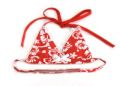 Doggie Design（ドギーデザイン）Red Hawaiian Bikini Top レッド ハワイアン ビキニ トップ