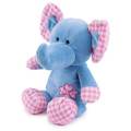 Zanies(ザニーズ)Gingham Tots Dog Toys ギンガム エレファント ドッグ トイ