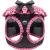 Doggie Design（ドギーデザイン）American River Harness Hot Pink Black アメリカン リバー ハーネス ピンク ブラック ポルカドット