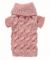 Doggie Design（ドギーデザイン）Pink Honeysuckle Cable Knit Sweater ピンク ハニーサックル アクリル モヘア セーター