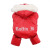 Doggie Design（ドギーデザイン）ドッグウェア Red Ruffin It Dog Snow Suit Harness レッド ラフィン スノー スーツ