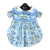 Doggie Design（ドギーデザイン）Blue Belle Floral　Gingham Dog Dress ブルーベル フローラル ギンガム ドレス