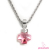 犬用ジュエリー【Pinkaholic New York】（ピンカホリックニューヨーク）MINI-CROSS NECKLACE　ローズ
