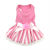 Doggie Design（ドギーデザイン）ドッグウェア Pink Striped Dog Tank Dress ピンク ストライプ タンク ドレス