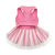 Doggie Design（ドギーデザイン）ドッグウェア Pink Striped Dog Tank Dress ピンク ストライプ タンク ドレス