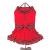 Doggie Design（ドギーデザイン）Red Tartan Plaid Holiday Dog Dress レッド タータン プレイド ホリディ ドレス セット