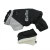 Doggie Design（ドギーデザイン）ドッグウェア Black and Grey Ruffin It Dog Snow Suit ブラック グレー ラフィン スノー スーツ