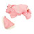 Doggie Design（ドギーデザイン）ドッグウェア Pink Ruffin It Dog Snow Suit Harness ピンク ラフィン スノー スーツ