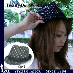 Testify Dot Wool Tify ハット