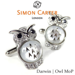 SIMON CARTER Cufflinks owl サイモン・カーター Darwin Owl Cufflink