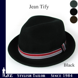 Testify Jean Tify ボーダーリボン 中折れハット