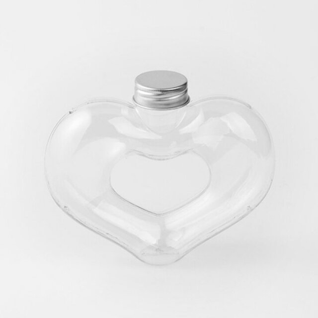 ハート型ボトル 460ml 100本 アクトU株式会社