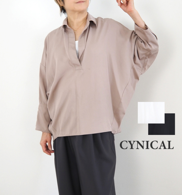 CYNICAL シニカル スキッパードルマンブラウス