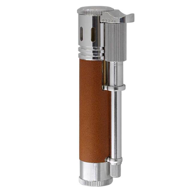 DOUGLASS ダグラス フィールド S Plus フリントオイルライター 本革 レザー茶 YMEX