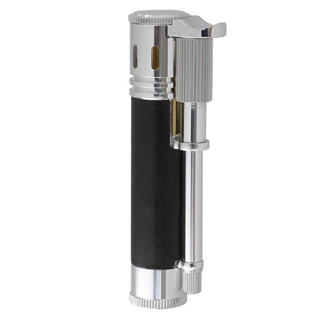 DOUGLASS ダグラス フィールド S Plus フリントオイルライター 本革 レザー黒 YMEX