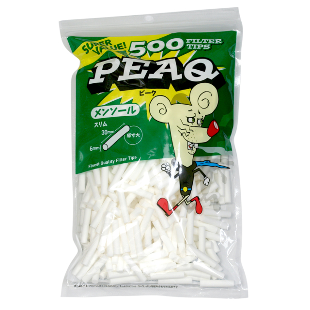 PEAQ ピーク フィルター メンソール スリム 500 メール便可