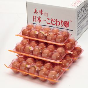 【定期購入】日本一こだわり卵60個入り