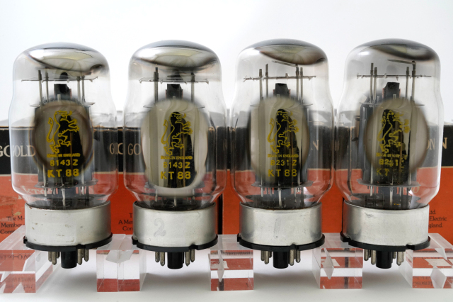 KT88 GOLD LION (MADE IN ENGLAND) マッチドクワッド