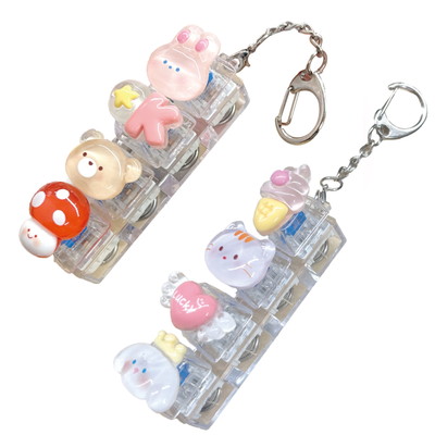 POP CLICK!アニマルクリッカーキーホルダー 12入