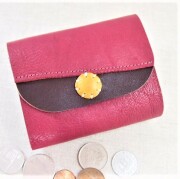 2つ折り財布（ダークピンクN）