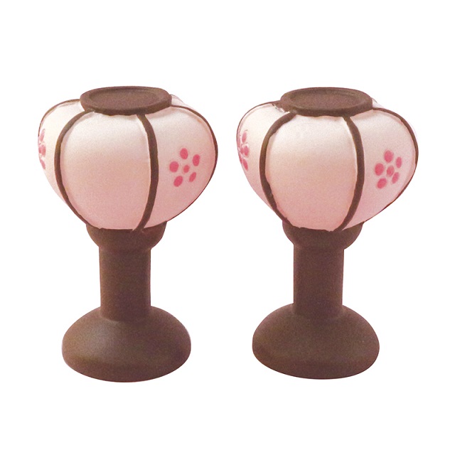 コンコンブル　ぼんぼりセット　茶