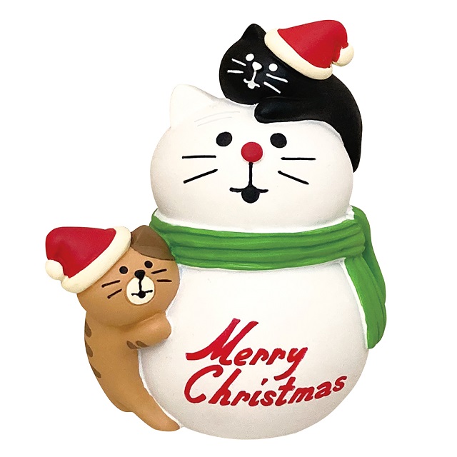 コンコンブル　子猫と雪だるま