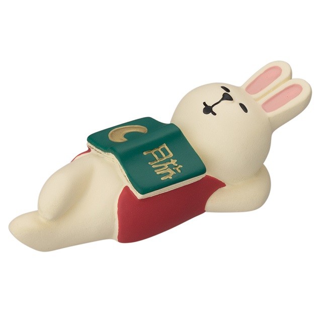 コンコンブル　うとうと読書うさぎ