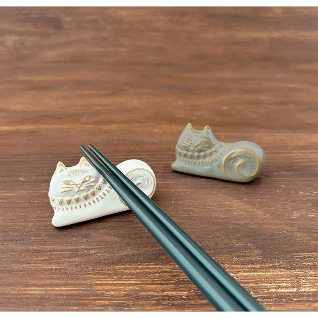 FIKAネコレリーフ箸置き
