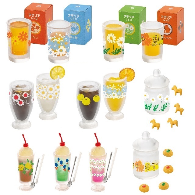 Kenelephant - アデリアレトロ ミニチュアコレクション 全9種  ミニチュア食品サンプル Kenelephant - アデリアレトロ ミニチュアコレクション 全9種