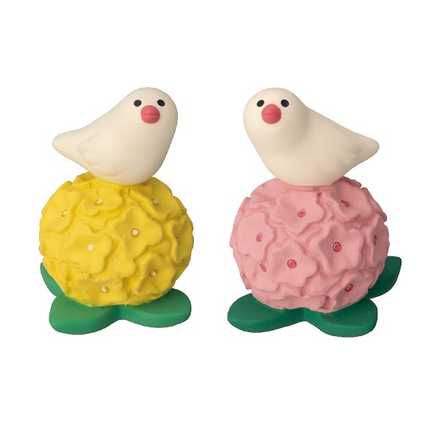 concombre（コンコンブル）ぽかぽかひなたのおひなさま 花てまり文鳥