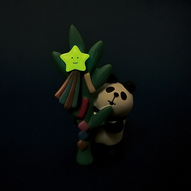 コンコンブル　七夕　文鳥・猫・笹パンダ コンコンブル 七夕 文鳥・猫・笹パンダ