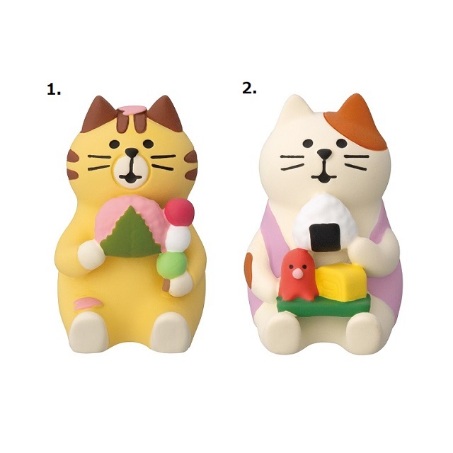 concombre（コンコンブル）ねこねこ桜ピクニック 花見和菓子猫