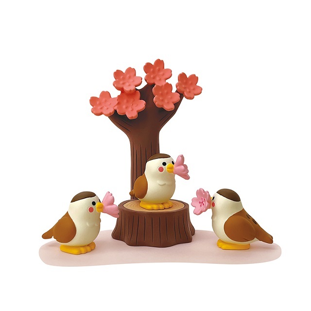 concombre（コンコンブル）ねこねこ桜ピクニック にゃんこ和菓子盆