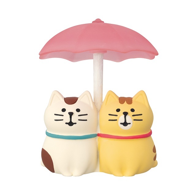 concombre（コンコンブル）雨にハミング あいあい傘にゃんこ